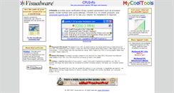 Desktop Screenshot of cpuinfo.visualware.com